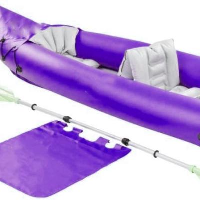 China Durable Cheap Colorful PVC Kayak 2 Person Kayak Inflatable Outdoor Kayak Rowing Boat For Sale Fishing Boat for sale