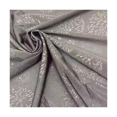 China 2D Material Nigerian Muslim Scarf Tank Fabric Solid Floral Stretch Hijab Fabric for sale