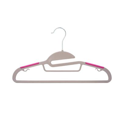 China Modern wholesale plastic multifunctional coat hangers and pants rack with low price for sale