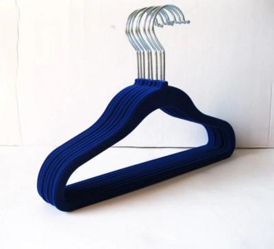 China ABS Modern Plastic Velvet Kids Non-Slip Hangers Hooking Up Hangers with Pulley, ABS, Nylon Villus, Stainless Steel for sale