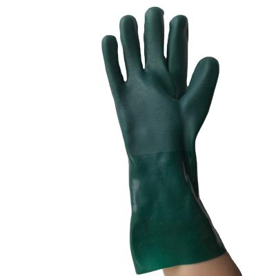 China Wear Resistant Anti Skid PVC Coated Gloves For Cargo Handling Working Gloves for sale