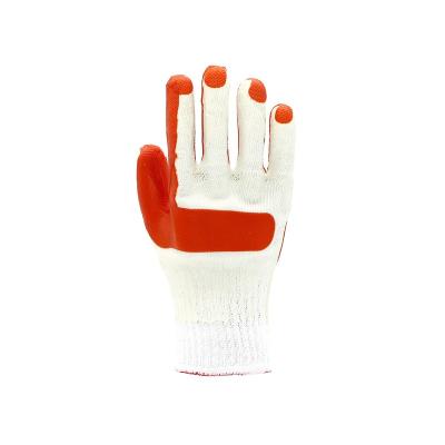 China Safety Colorful Cut Heavy Duty Rubber Work Patch Coated Knit Wear Resistant Gloves for sale