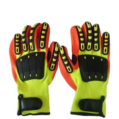 China Customized Anti-impact Factory Direct Sales Color Anti-cutting Hand Safety Anti-skid Gloves Working Driving Mechanic Glove for sale