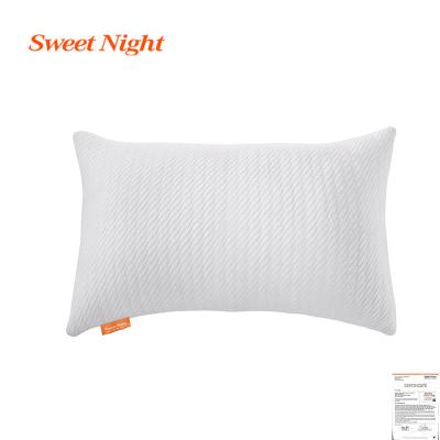 China Anti-static cotton high quality latex sponge cover plush gel memory foam white pillow for sale