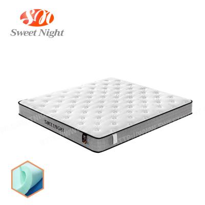 China Five Euro Star Hotel Quality Bonnell Coil Foam Coconut Pad Foldable Luxury Compressed Mattress For Hotel Project Furniture for sale