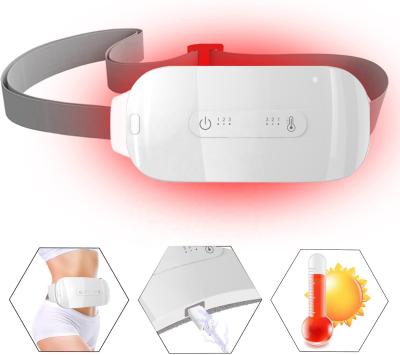 China Stomach Heat Belt Abdominal Trainer Waist Pad Heating Belt Handheld Electric Electric Menstrual Massager Warmer Belt for sale