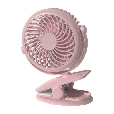 China Hotel New Style Clip Desk Fan Adjust 720 Degree Air Cooling Rechargeable Portable Handy Mini Fan for sale