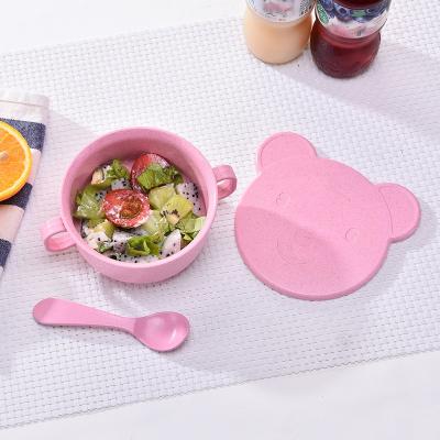 China Cute Storage Bear Baby Bowl Tableware Child Meal Background for sale