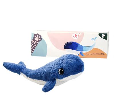 China Viable Whale Fish Collapsing Toy for Dogs and Cats Moving Catnip Toy Fun Player and Interactive for sale