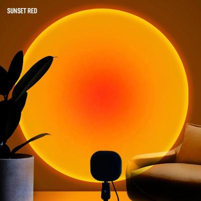 China Creative USB modern living room lamp projection sunset floor lamp Biumart atmosphere background photo sunset light for sale