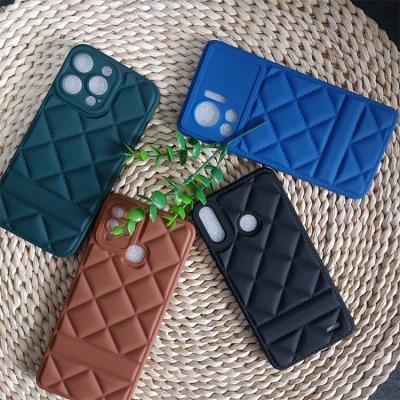 China Shockproof Shockproof TPU Rhombus Jacket Stripper Phone Case for Hot Infinix Note Zero 7 8 9 pro 10i 11s 12i 20i 20s gaming ultra cell phone for sale