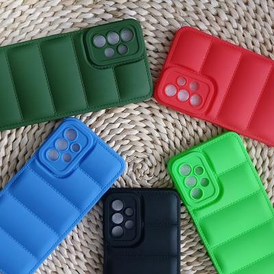 China Shockproof Shockproof TPU Down Jacket Stripper Cover Phone Cases For Tecno Camon 16 17 18 19 pro 18t 18i 18p Cell Phone Cases for sale