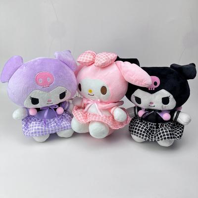 China Hot Doll Staple Machine Selling Japanese Sanrio New Collection Melody Kulomi Pudding Stuffed Short Plush Soft Doll for sale