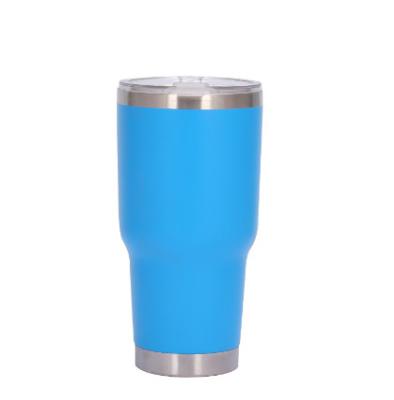 China Outdoor 30oz Stainless Steel Disposable Spray Car Plastic Cup Large Capacity Cold Insulation Spray Car Ice Cup Plastic Cup for sale