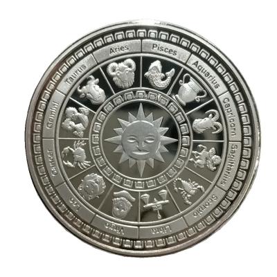 China 1 oz China Factory Real America China Factory Custom Zodiac Silver 999 Silver Coin for sale