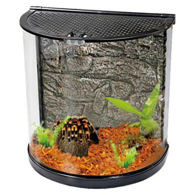 China Wholesale Cheap Breathable Resun Half Moon Design Reptile Pet Products Reptile Mini Greenhouse For Pet Living Reptile for sale