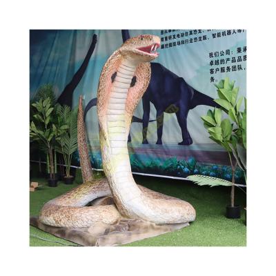 China Wholesale Hot Selling Theme Park China Design Theme Park Animated Large-size 3d Moving Cobra for sale