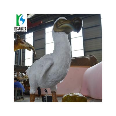 China Hot Selling Artificial Animal Model Steel 3D Life Size Dodo Bird Good Quality for sale