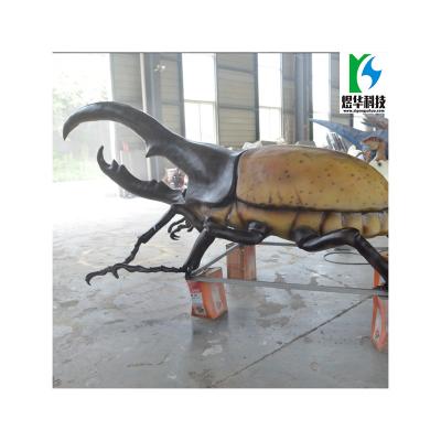 China Steel Simulation Insect Model 3D Models Animated Animal Beetle for sale