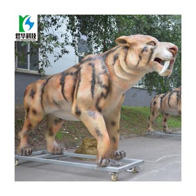 China 2022 animal 3d decoration steel artificial simulation dinosaur model for sale