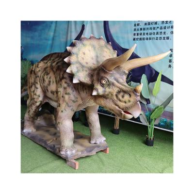 China Theme Park China Manufacture Quality Real Size Theme Park Realistic Dinosaur Animated Triceratops 3d for sale