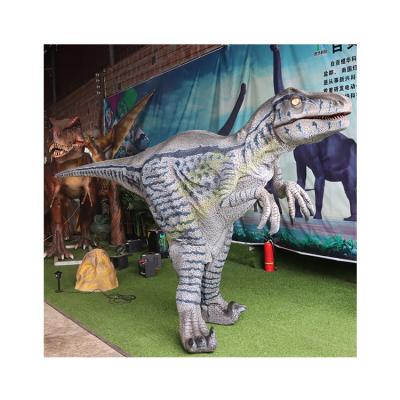 China Theme Park Robot Jurassic Dinosaur Velociraptor 3d Animatronic Playground Equipments for sale