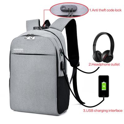 China Anti-theft Business Oxford Men's and Women's anti-theft Travel Backpack Custom USB Waterproof Backpack Laptop Bag for sale