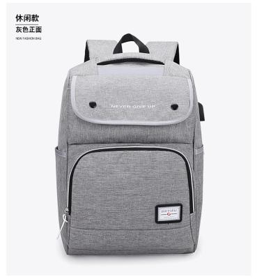 China With Custom Wholesale Luxury Men's Business Travel Backpack USB Laptop Backpack Waterproof Nylon Bag for sale