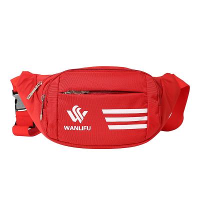 China Custom Multifunctional Water Proof Logo Waterproof Sports Waist Bag Men And Women Outdoor Running Bag Chest Bag New for sale