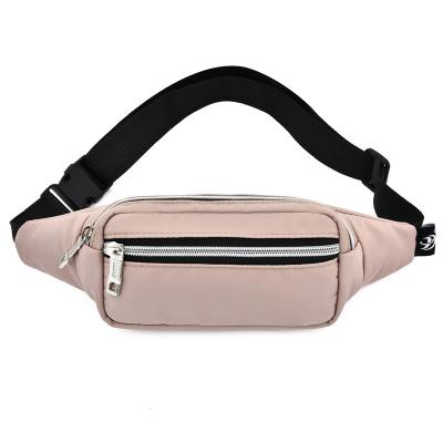 China Promotional Water Proof Elastic Men's Sport Running Belt Bum Bag With Custom Logo Fanny Pack Travel Chest Pack for sale