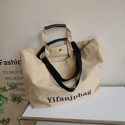 China New Fashion Designer Women's Handbag Shoulder Bag Logo Canvas Luxury Custom Shopping Tote Bag PORTABLE for sale