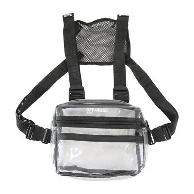 China Wholesale Fashion Custom Large Cross Body Fashion Outdoor Sports Throw Men's Unisex Vest Rig Chest Bag for sale