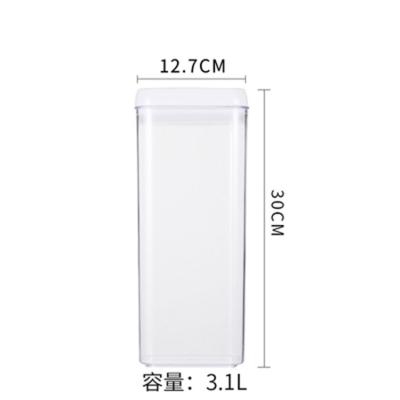 China Freshness Preservation PS+PP Food Plastic Transparent Kitchen Plastic Fruit Container for sale