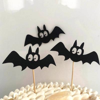 China Fashionable Wholesale Black Party Good Quality Acrylic Cake Topper Decoration for sale