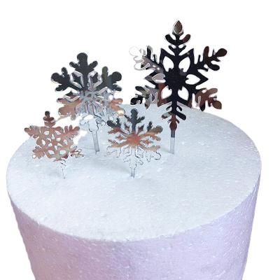 China Fashionable Custom Silver Plastic Acrylic Tree Merry Christmas Corner Topper for sale