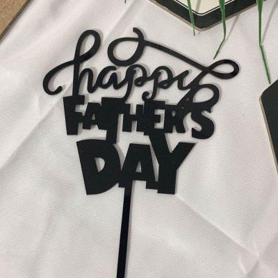 China Factory Wholesale Price Fashionable Father's Day Party Cake Toppers for sale