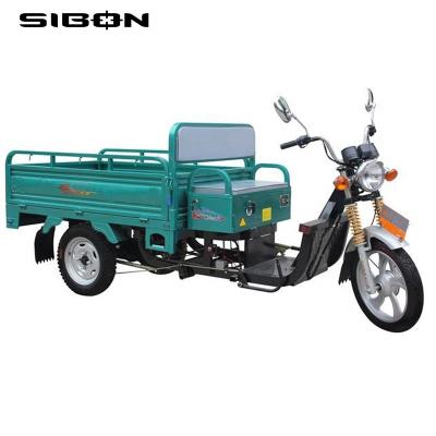 China Cargo SIBON B0610104 600w brush motor 48v water battery hub brake 200kg china delivery electric tricycle for cargo for sale