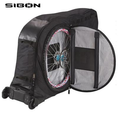 China SIBON B0890101 270L fashion black trabvle bike portable waterproof folding bag for incline, freeride, cc or road bikes for sale