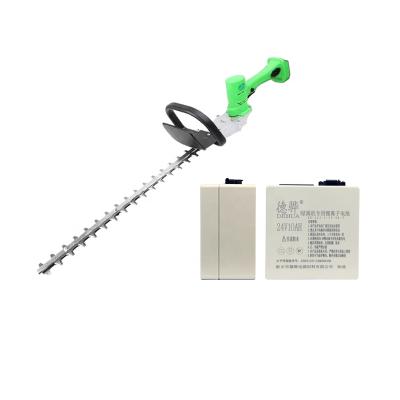 China 24V 10AH Lithium Battery Drive Lightweight Two-hand Hedge Trimmer For Green Plant Trimming for sale