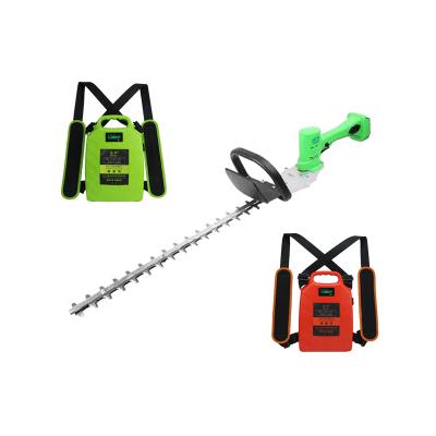 China 24V 12AH Hedge Cutter Lightweight Handy Trimmer Curved Electric Cordless Hedge Trimmer for sale