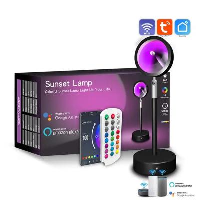 China UKCA Desktop Atmosphere Light Remote Control Sunset Light Lamp for sale