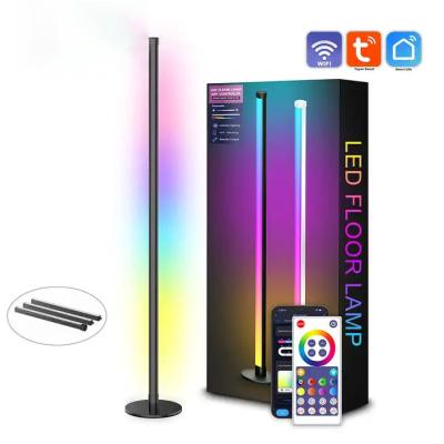 Cina Lampada a pavimento a cambio colore a tensione 5V RGB Lampada a pavimento per angolo del soggiorno in vendita