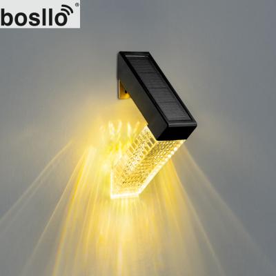 China Solar Crystal Wall Lights Outdoor 1.2V 700mAh IP44 waterdicht niveau Te koop