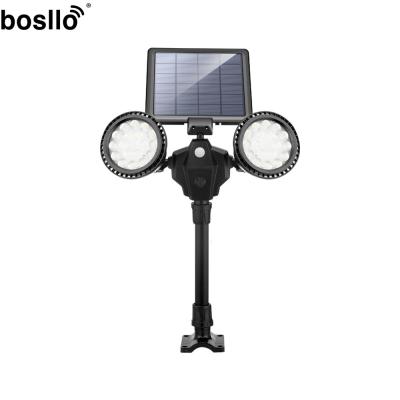 China IP65 Lámpara de inducción solar impermeable Luz cálida 3000K 3.7V 2600mA en venta