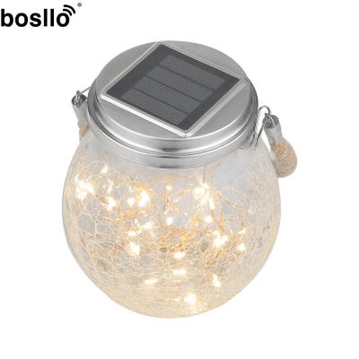 Chine Lampe solaire décorative 3000K Lampe solaire avec bouchon en verre plastique à vendre