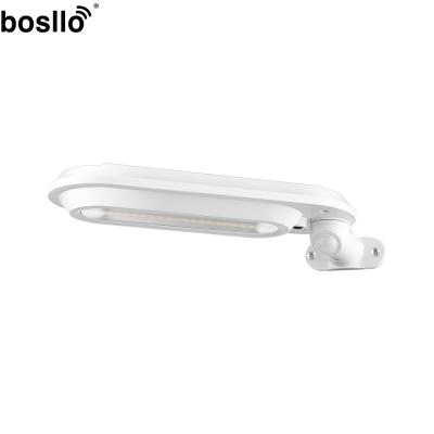 China FCC lámpara de pared de inducción solar 600w luz blanca 6000K sensor solar luz de pared en venta