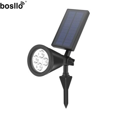 China PS-Material Solargartenlampen IP65 warme weiße Solargartenlampen zu verkaufen