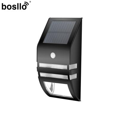 China Lámpara de inducción solar de acero inoxidable ABS PC Luz blanca 6000K 15s Tiempo de inducción en venta