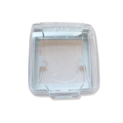 China Waterproof Quality Assured White Transparent Waterproof Plate Box Waterproof Wall Switch Device Cover Switch Wall Box for sale