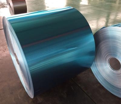 China Blue , Golden Epoxy Coated Aluminium Fin Strip 0.095MM Different Width For Air Conditioner for sale